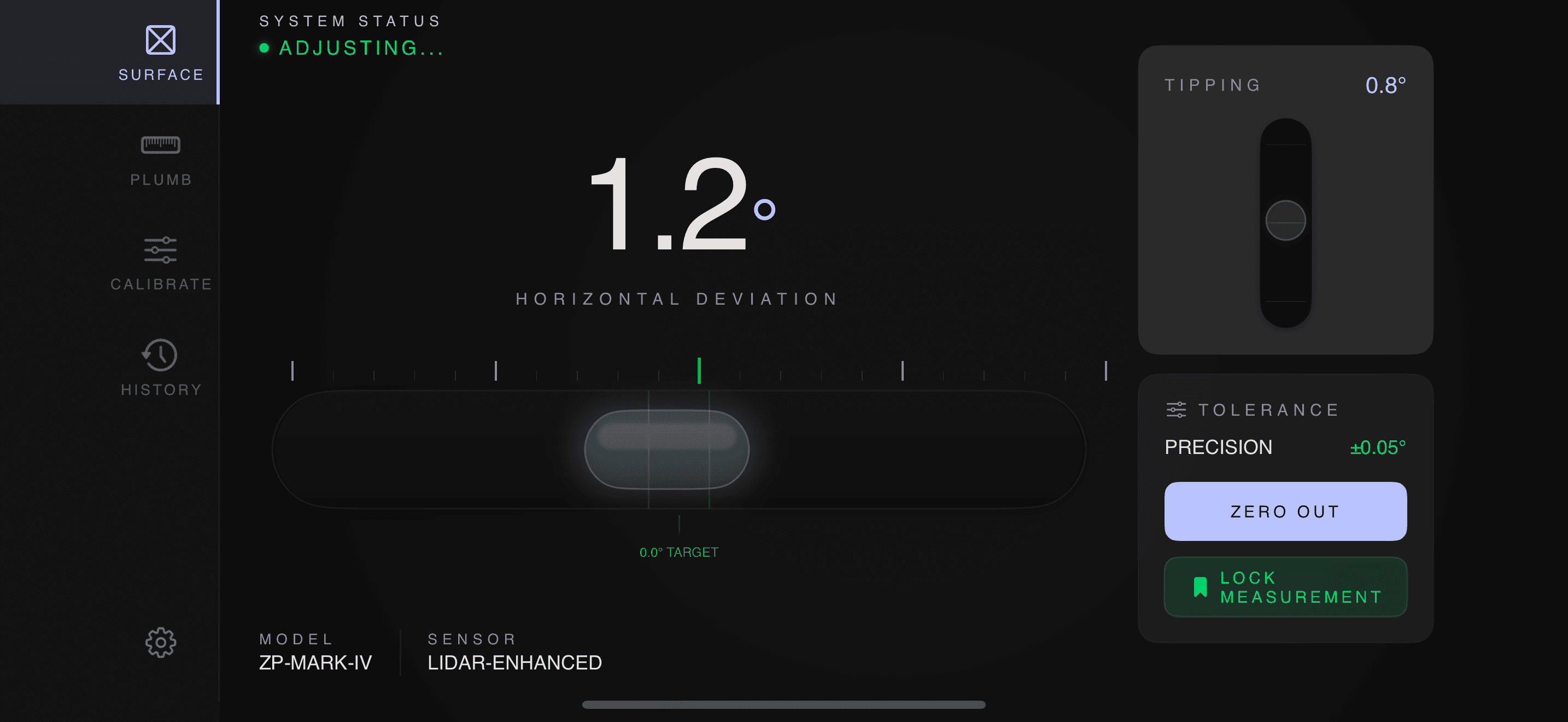 Landscape horizontal vial for shelves and edges